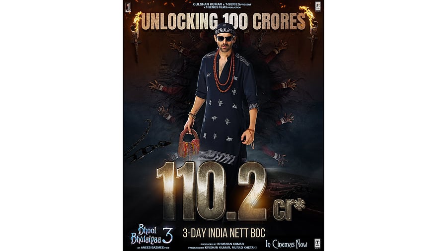 <div class="paragraphs"><p>Bhool Bhulaiyaa 3 looks poised to break many collection records. </p></div>