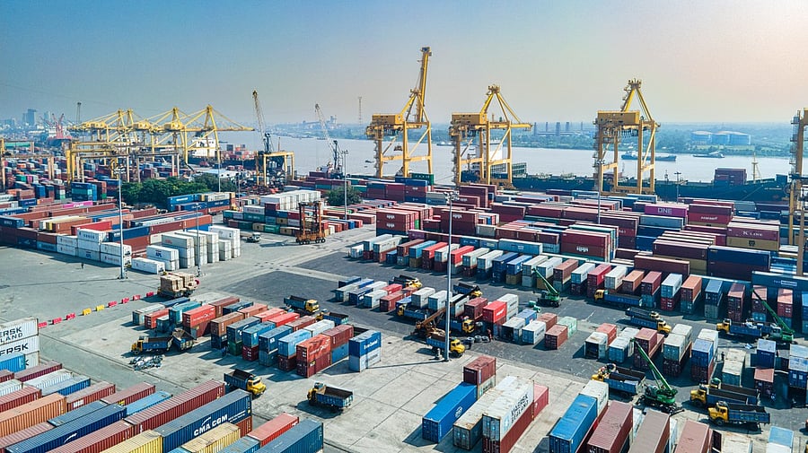 <div class="paragraphs"><p>Most of the decline in exports was due to lower prices of crude oil and other commodities which cumulatively dropped by 1.5%. In volume terms exports were up 1.4%. (Representative image)</p></div>