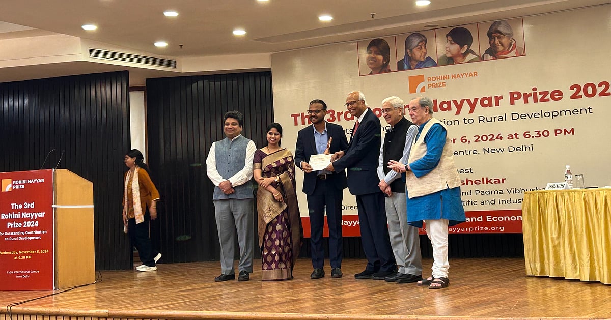 Anil Pradhan gets Rohini Nayyar award 2024