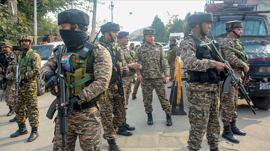 <div class="paragraphs"><p>Security personnel stationed in Jammu & Kashmir. Image for representational purposes.</p></div>