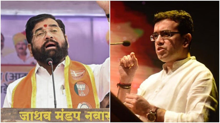 <div class="paragraphs"><p>One of the key contests here is Kopri-Pachpakhadi, from where Maharashtra Chief Minister and Shiv Sena leader Eknath Shinde (left) is seeking re-election. To counter him, Shiv Sena (UBT) head Uddhav Thackeray has fielded Kedar Dighe (right), the nephew of Shinde’s mentor and late firebrand leader Anand Dighe.</p></div>