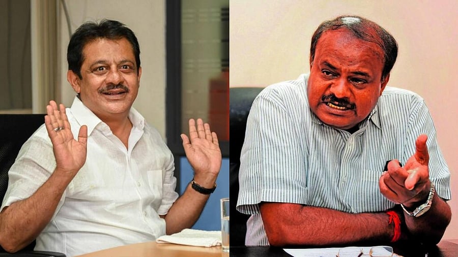 <div class="paragraphs"><p>(L-R) B Z Zameer Ahmed Khan and H D Kumaraswamy.</p></div>