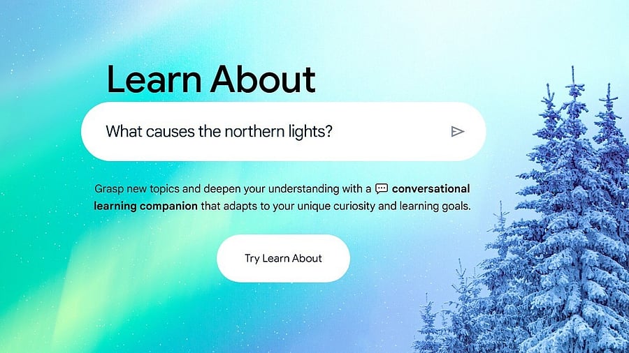 <div class="paragraphs"><p>Google Learn About AI tool for students and educators.</p></div>