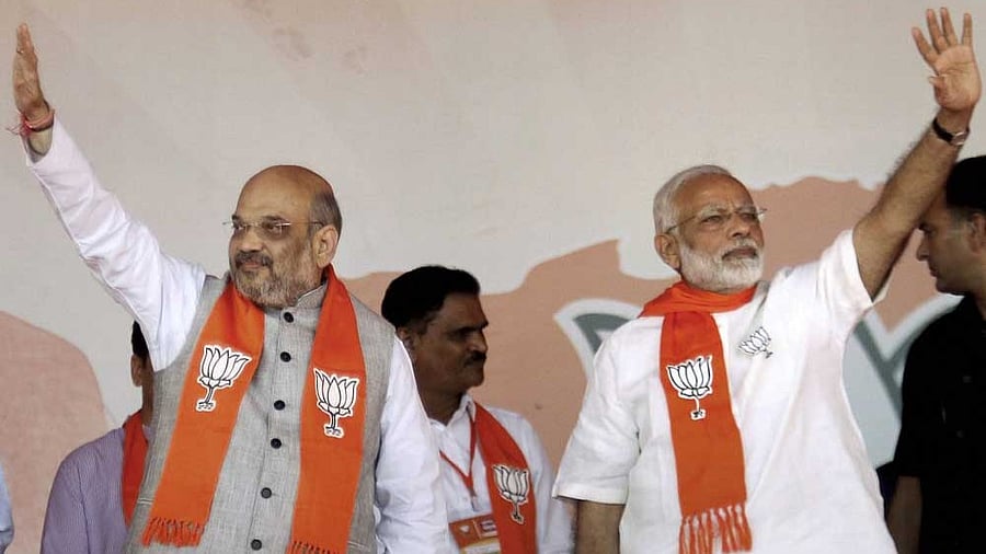 <div class="paragraphs"><p>Prime Minister Narendra Modi (right) and Home Minster Amit Shah.</p></div>