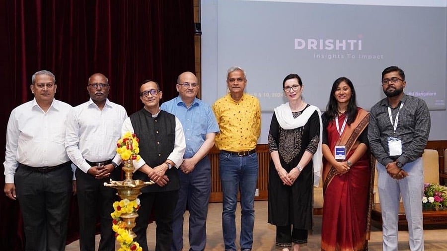 <div class="paragraphs"><p>Speakers at 'Drishti 2024', the two-day annual summit organised by IIMB's PGPEM cohort, in Bengaluru. </p></div>