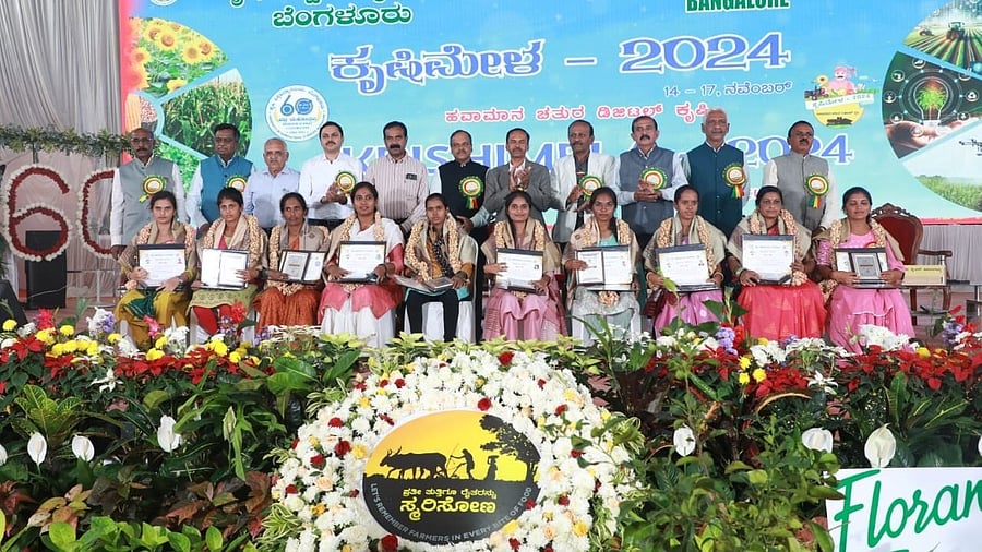 The four-day Krishi Mela has been holding award ceremonies featuring different districts each day.