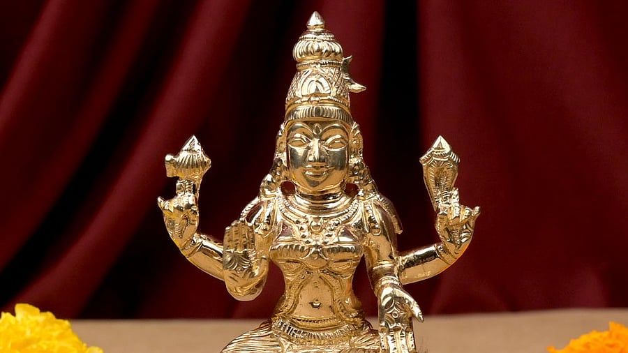 <div class="paragraphs"><p>A Goddess Bhuvaneshwari idol.</p></div>