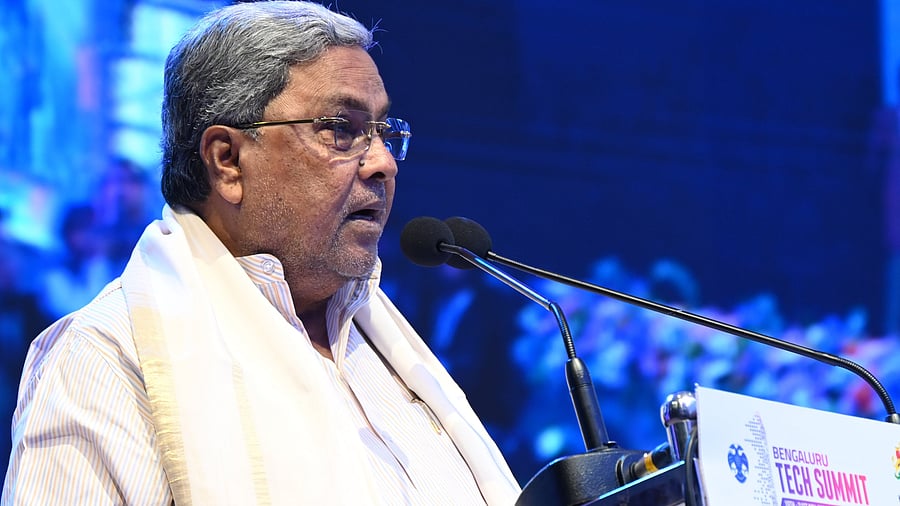 <div class="paragraphs"><p>CM Siddaramaiah at the Bangalore Tech Summit. </p></div>