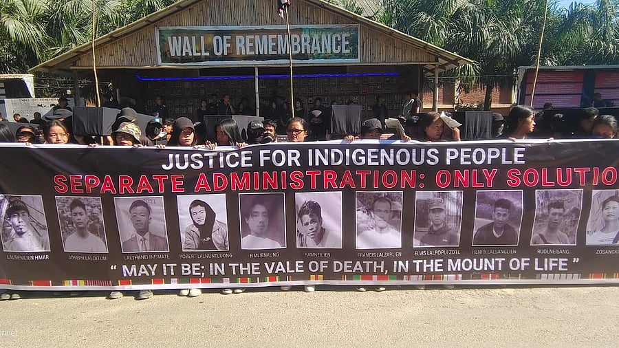 <div class="paragraphs"><p>Joint Philanthropic Organisation's (JPO) rally in Manipur's Churachandpur district on Tuesday. </p></div>