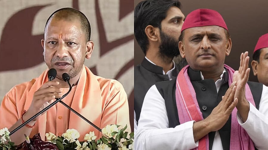 <div class="paragraphs"><p>Uttar Pradesh Chief Minister and BJP leader Yogi Adityanath (L) and&nbsp;Samajwadi Party President Akhilesh Yadav (R).</p></div>