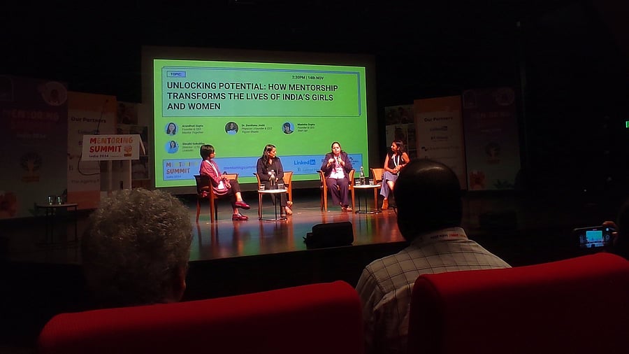 <div class="paragraphs"><p>The summit, held in Bengaluru last week, featured a session about mentoring women. </p></div>