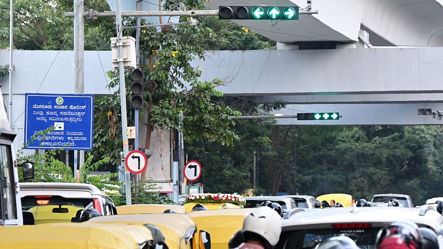 <div class="paragraphs"><p>Traffic in Bengaluru.</p></div>