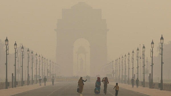 <div class="paragraphs"><p>At 9 am, the national capital's Air Quality Index (AQI) was recorded at 281, compared to 318 at 4 pm on Sunday.</p></div>
