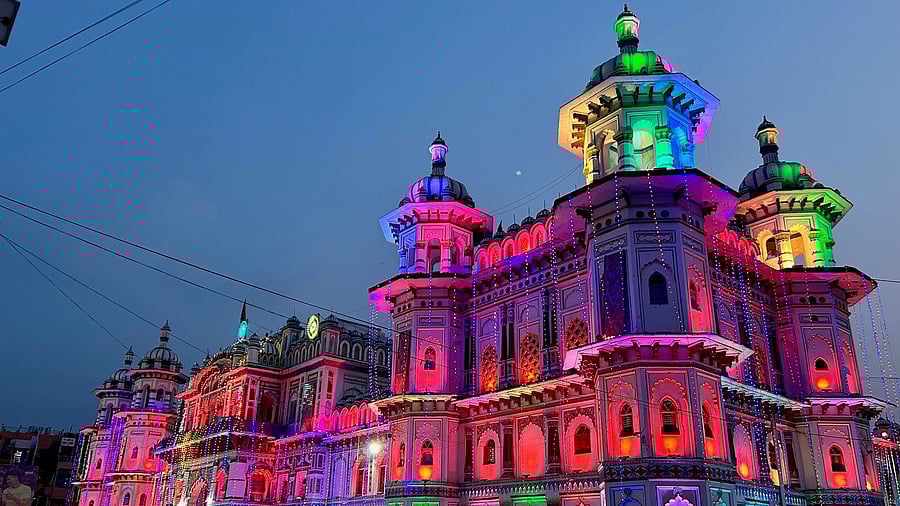 <div class="paragraphs"><p>Janaki Temple in Janakpur. </p></div>