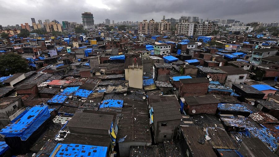 <div class="paragraphs"><p>A general view of Dharavi, one of Asia's largest slums, in Mumbai. </p></div>