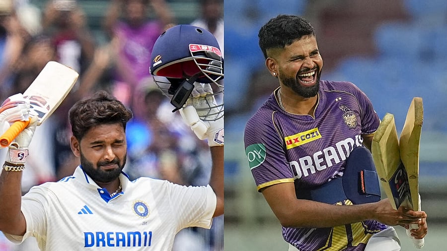 <div class="paragraphs"><p>From left: Rishabh Pant, Shreyas Iyer</p></div>