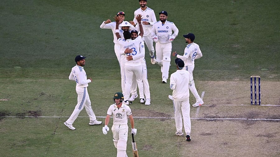 <div class="paragraphs"><p>Jasprit Bumrah is the toast of his team-mates at Perth. </p></div>