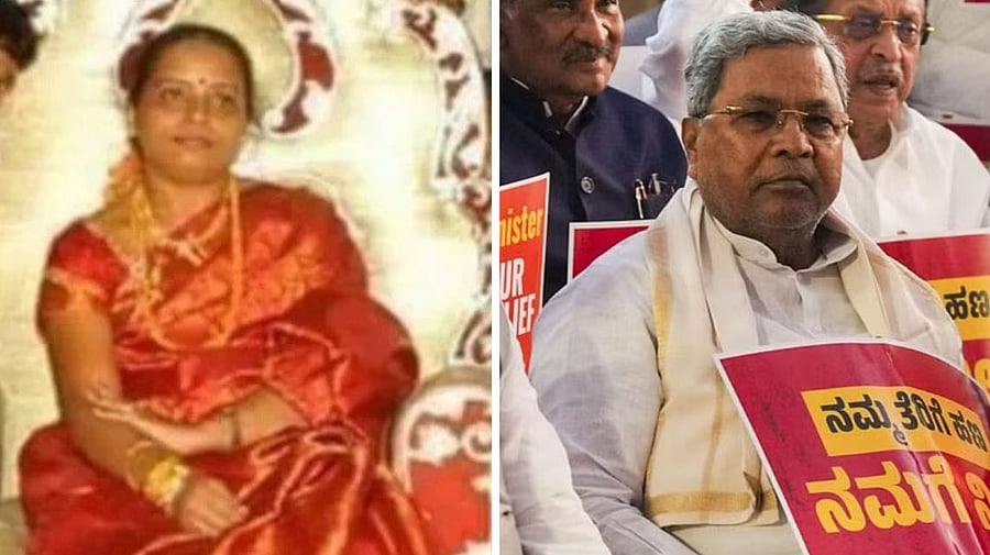 <div class="paragraphs"><p>Pictured: Parvathi BM (left), wife of Karnataka Chief Minister Siddaramaiah.</p></div>