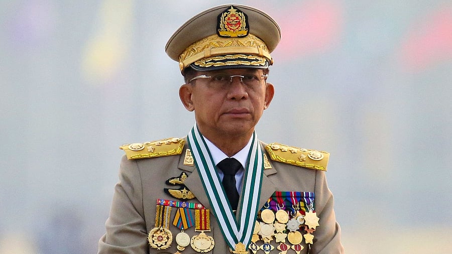<div class="paragraphs"><p>Myanmar's military leader Senior General Min Aung Hlaing.</p></div>