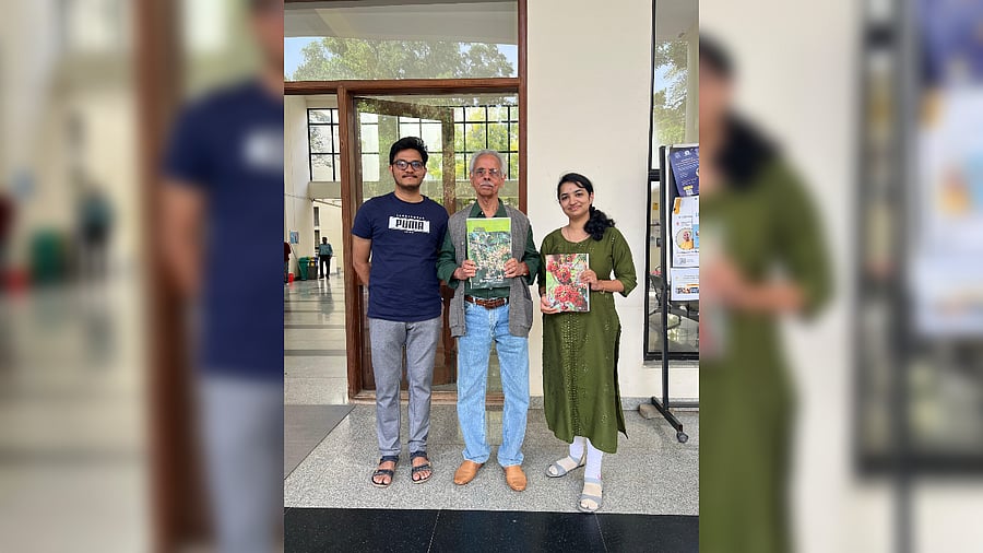 <div class="paragraphs"><p>K Sankara Rao (middle) with colleagues.</p></div>