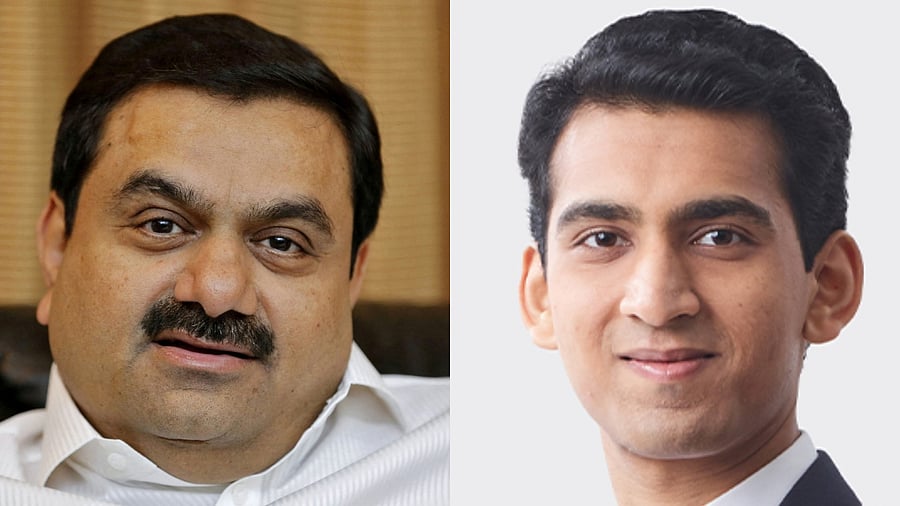 <div class="paragraphs"><p>Billionaire Gautam Adani (L) and his nephew Sagar Adani (R).</p></div>