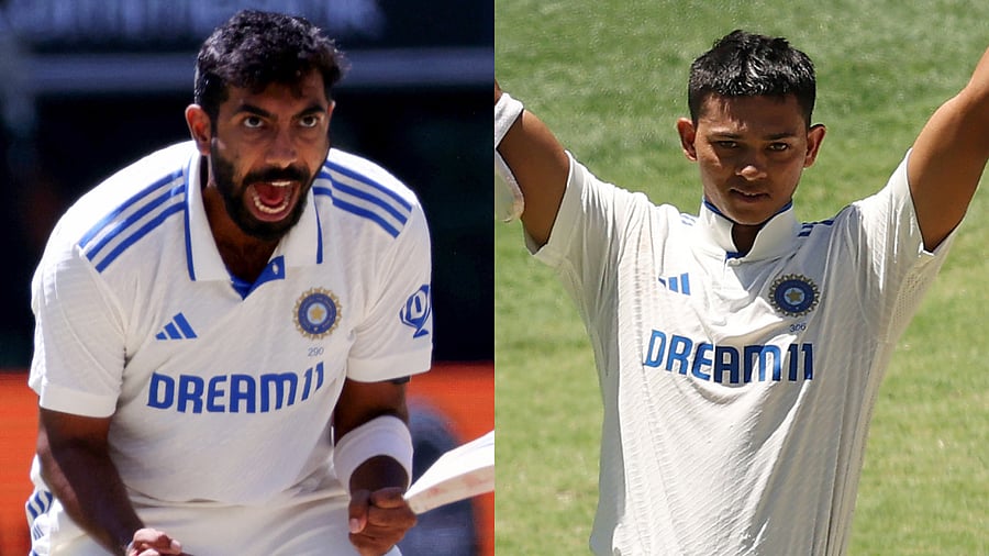 <div class="paragraphs"><p>Jasprit Bumrah and Yashasvi Jaiswal.</p></div>