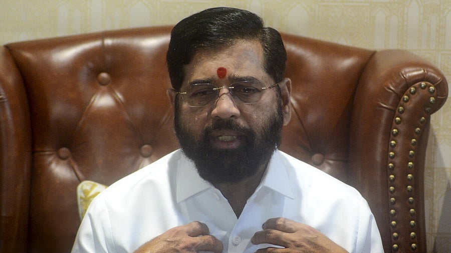 <div class="paragraphs"><p>Former Maharashtra chief minister and Shiv Sena leader Eknath Shinde addresses a press conference, in Thane, Maharashtra, Wednesday, Nov. 27, 2024.</p></div>