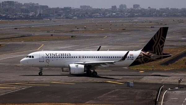 <div class="paragraphs"><p>File photo of a Vistara passenger aircraft. </p></div>