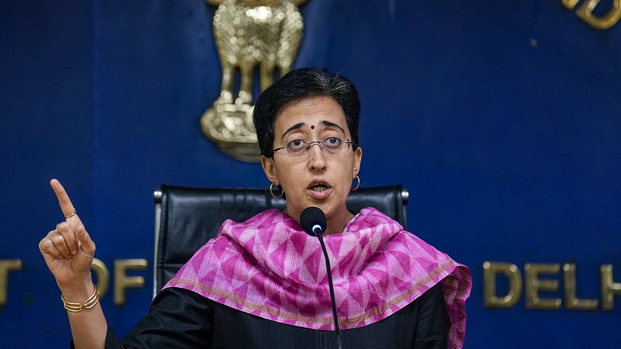 <div class="paragraphs"><p>Delhi Chief Minister Atishi addresses a press conference</p></div>