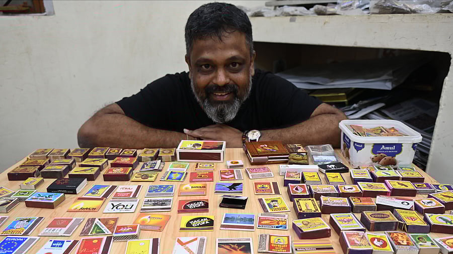 <div class="paragraphs"><p>Kiran Munipalle has in his collection matchboxes, labels, and cases.&nbsp;</p></div>