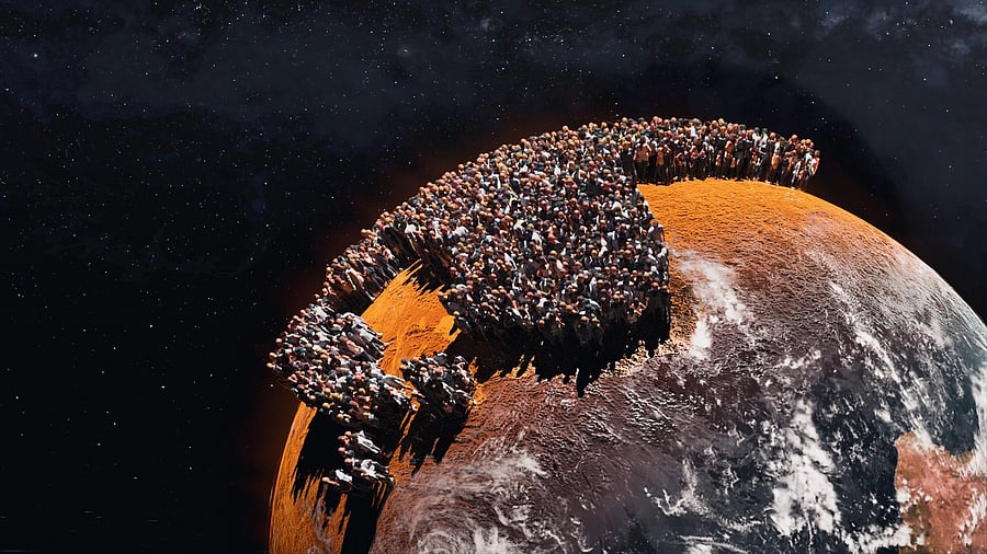 <div class="paragraphs"><p>Illustration depicting global population. For representational purposes.</p></div>