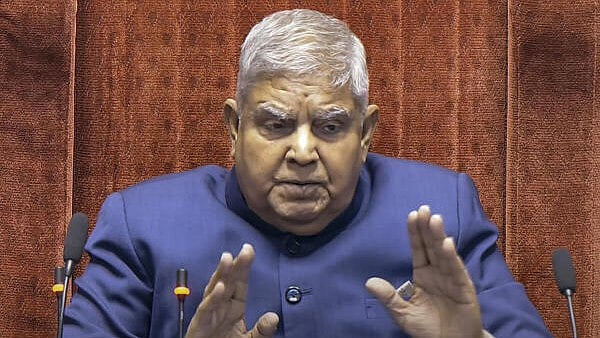 <div class="paragraphs"><p>Rajya Sabha Chairman Jagdeep Dhankhar conducts proceedings in the House during the Winter session</p></div>
