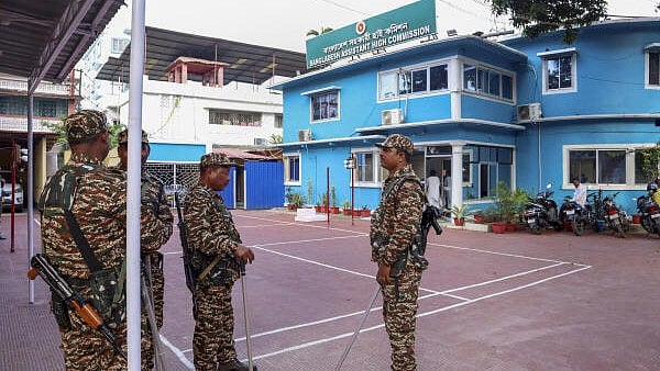 <div class="paragraphs"><p>Security at Bangladesh Assistant High Commission in Agartala</p></div>