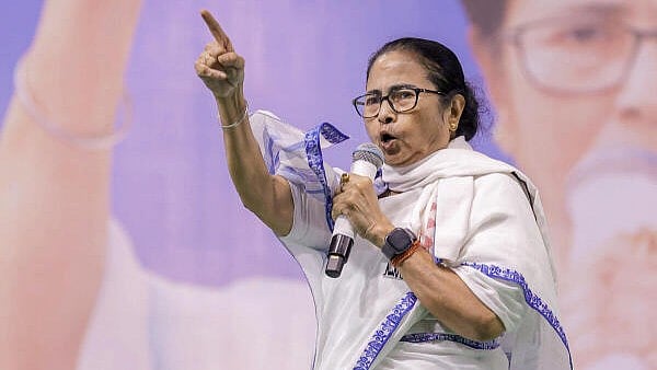 <div class="paragraphs"><p>West Bengal Chief Minister Mamata Banerjee during a public meeting in Howrah district.</p></div>