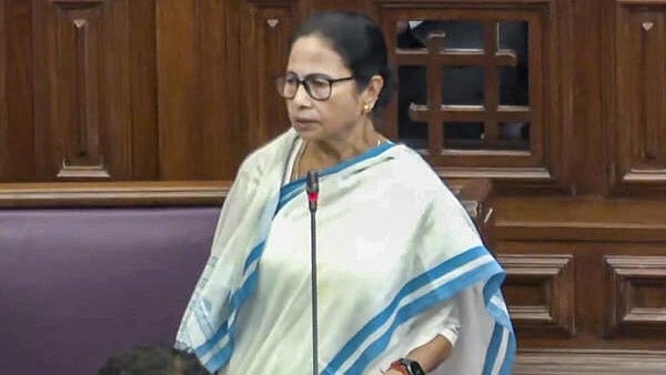 <div class="paragraphs"><p>West Bengal Chief Minister Mamata Banerjee speaks during a session in the state Legislative Assembly, in Kolkata on Monday.</p></div>