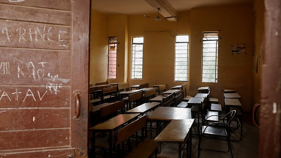 <div class="paragraphs"><p>View of an empty classroom in a school in Delhi. (Representative image)</p></div>