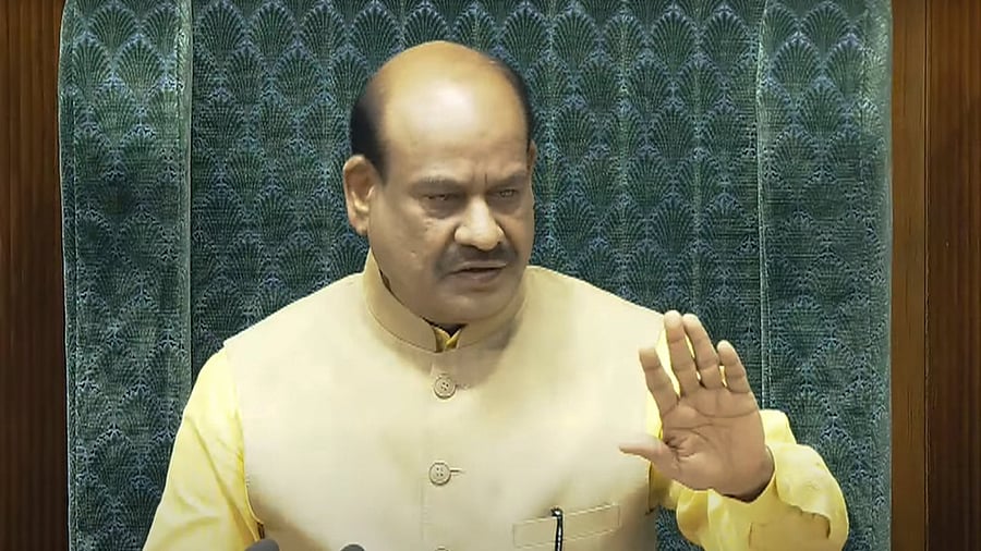 <div class="paragraphs"><p> Lok Sabha Speaker Om Birla conducts proceedings in the House during the Winter session of Parliament, in New Delhi, Tuesday, Dec 3, 2024. </p></div>