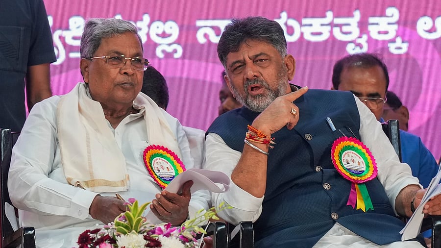 <div class="paragraphs"><p> Karnataka Chief Minister Siddaramaiah and Deputy Chief Minister D K Shivakumar. </p></div>