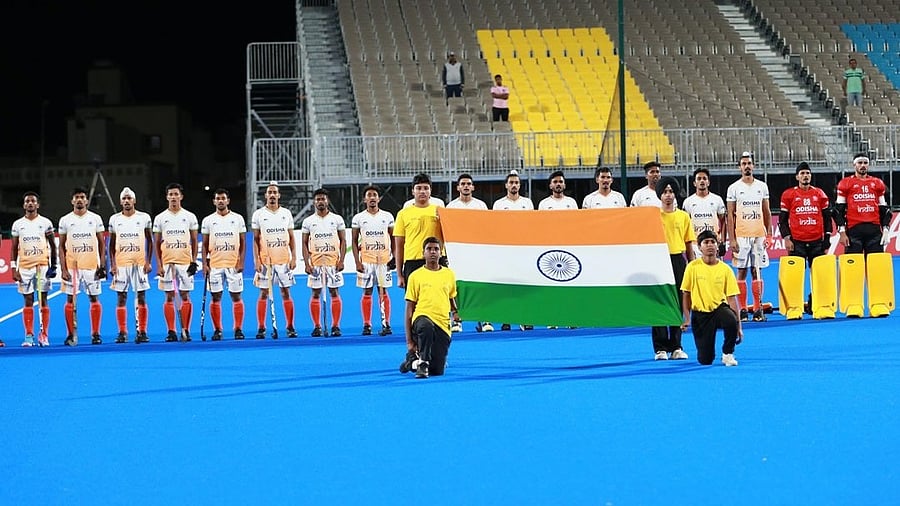 <div class="paragraphs"><p>Indian junior hockey team completed a hat-trick of Asia Cup titles.&nbsp;</p></div>