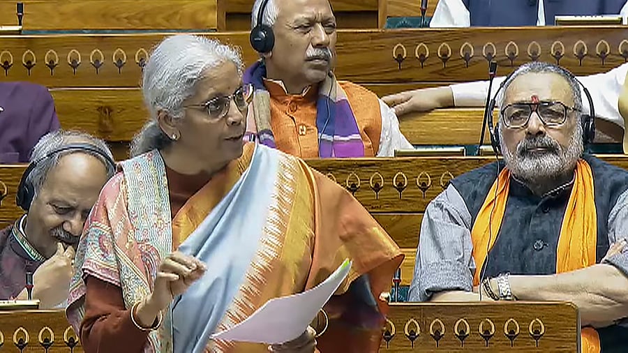 <div class="paragraphs"><p>FM Sitharaman in the Lok Sabha on Tuesday.</p></div>