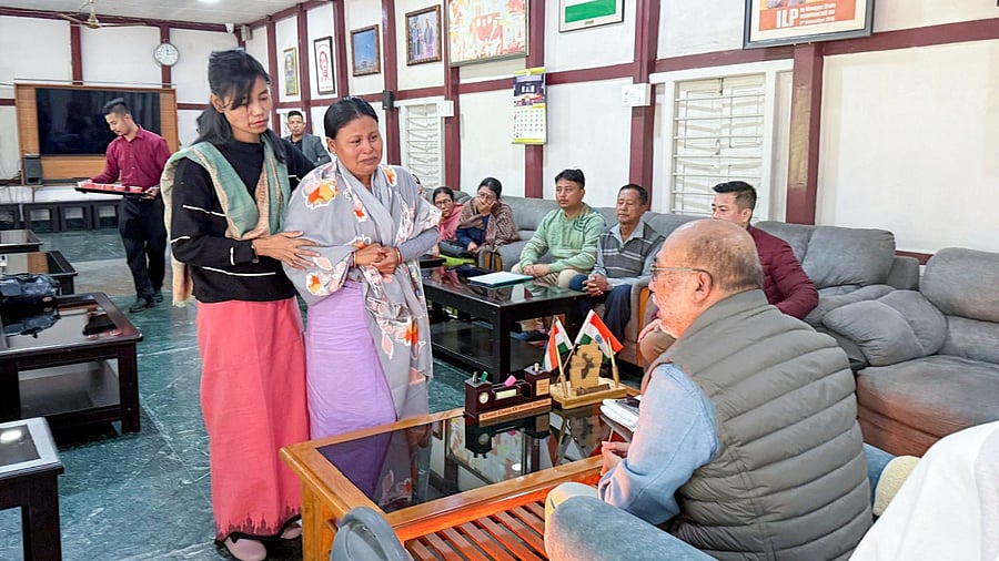 <div class="paragraphs"><p>The appeal was made when a delegation of the JAC, formed after the person's disappearance, along with his family members, met the CM at Imphal.</p></div>