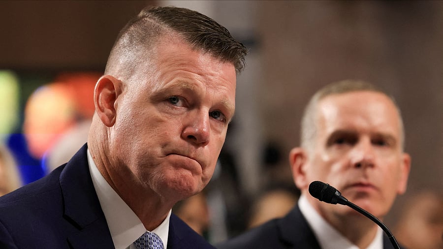 FILE PHOTO: Acting Director of the U.S. Secret Service, Ronald L. Rowe, Jr. appears before a Senate Judiciary Committee hearing on the attempted assassination of Republican presidential nominee and former U.S. President Donald Trump, on Capitol Hill in Washington, U.S., July 30, 2024. REUTERS/Kevin Mohatt/File Photo