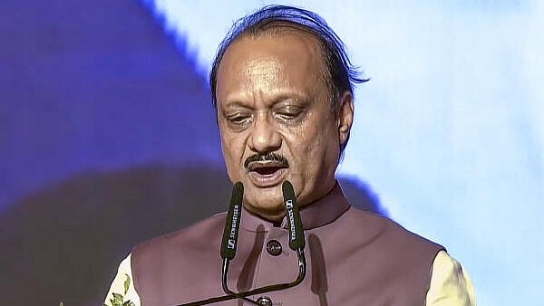 <div class="paragraphs"><p>NCP leader Ajit Pawar takes oath as Maharashtra Deputy Chief Minister during the swearing-in ceremony, in Mumbai, Thursday, Dec. 5, 2024.</p></div>