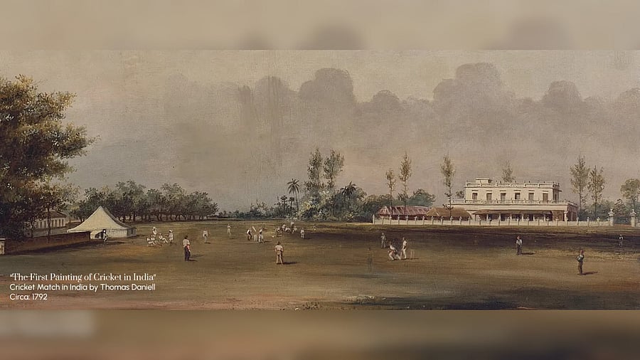 <div class="paragraphs"><p>“<em>Cricket Match In India</em>” by Thomas Daniell.</p></div>
