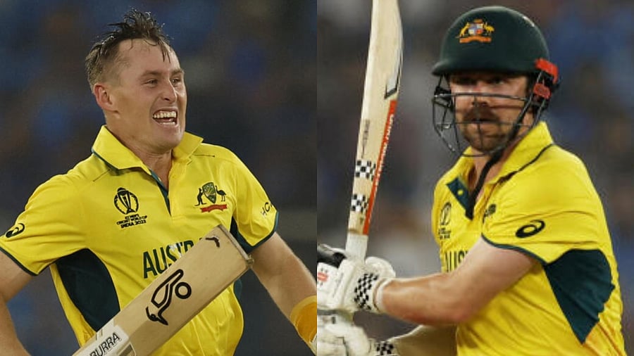 <div class="paragraphs"><p>Australian cricketers&nbsp;Marnus Labuschagne and Travis Head (R).</p></div>