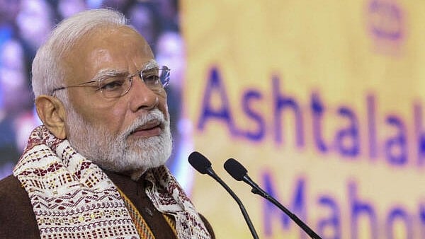 <div class="paragraphs"><p>Prime Minister Narendra Modi addresses a gathering.&nbsp;</p></div>