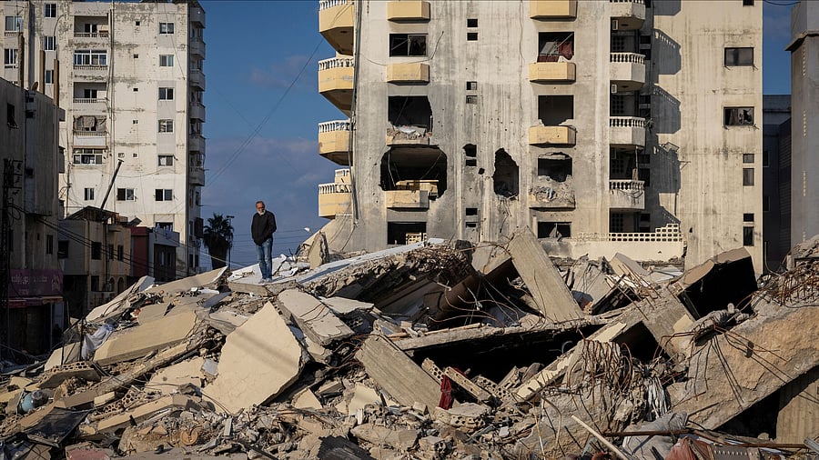 <div class="paragraphs"><p>Israeli strikes on two southern Lebanese villages killed six people and wounded five, the Lebanese health ministry said on Saturday, in the latest potential challenge to a fragile ceasefire that has been in place for less than two weeks.</p><p></p></div>
