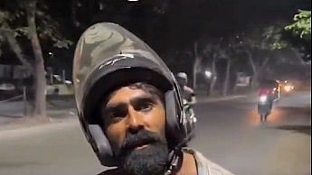 <div class="paragraphs"><p>Uber-Rapido bike taxi driver&nbsp;</p></div>