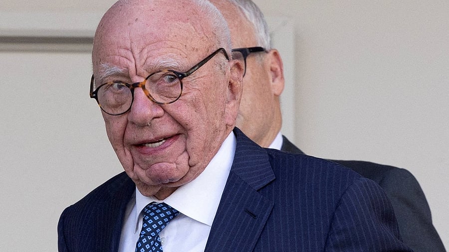 <div class="paragraphs"><p>Rupert Murdoch looks on as he walks on the day of the hearing on the contentious matter of succession of Rupert Murdoch's global television and publishing empire, in Reno, Nevada.</p></div>