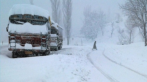 <div class="paragraphs"><p>Kashmir Valley reeled under intense cold conditions with the night temperature plunging to the season's lowest of 2.7 degrees Celsius. </p></div>
